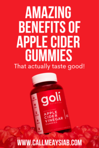Delicious Apple Cider Vinegar Gummies from Goli Nutrition