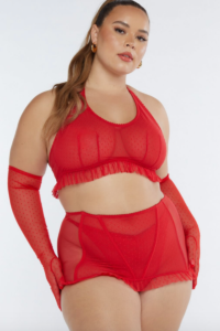 Best Places to Buy Plus Size Lingerie - Red Savage Fenty Lingerie 